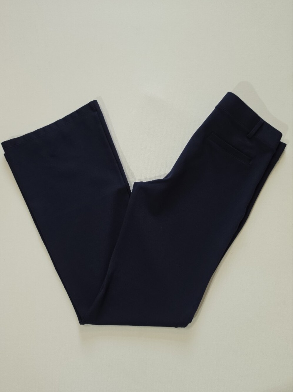 Betabrand Bootcut Pants Womens Medium Navy Blue Minimalist - Picture 2 of 6